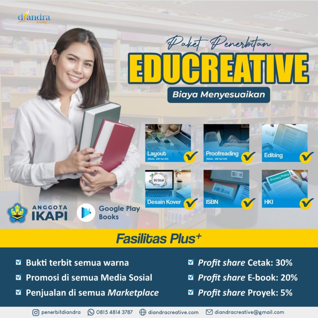 paket penerbitan buku diandra educreative